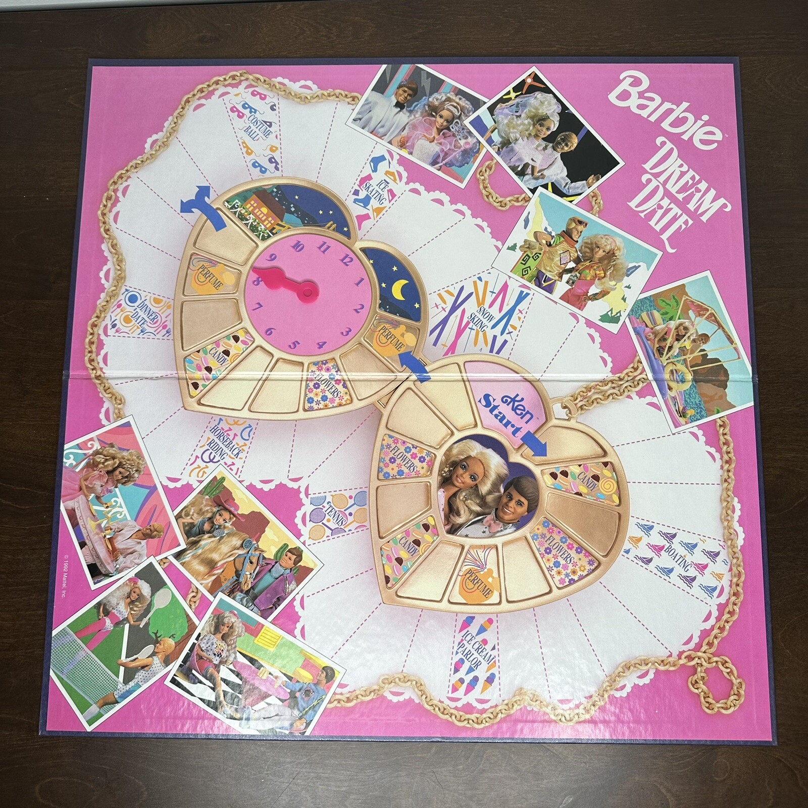 Vintage 1992 Mattel Barbie Dream Date Board Game Barbiecore Ken Kenergy Kenough
