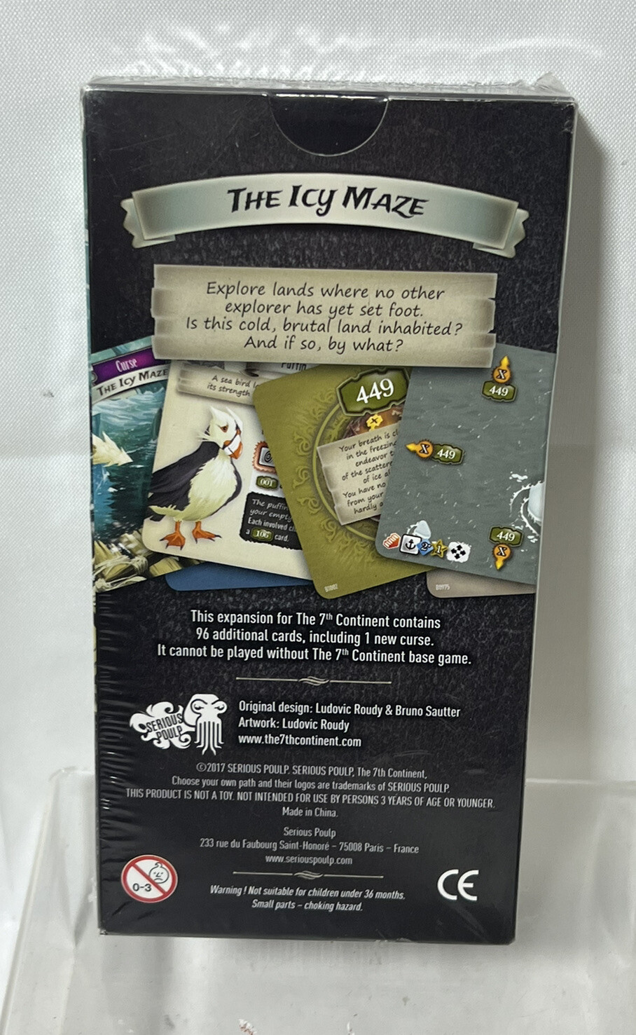 The 7th Continent – The ICY Maze – Expansion – English Version NEW