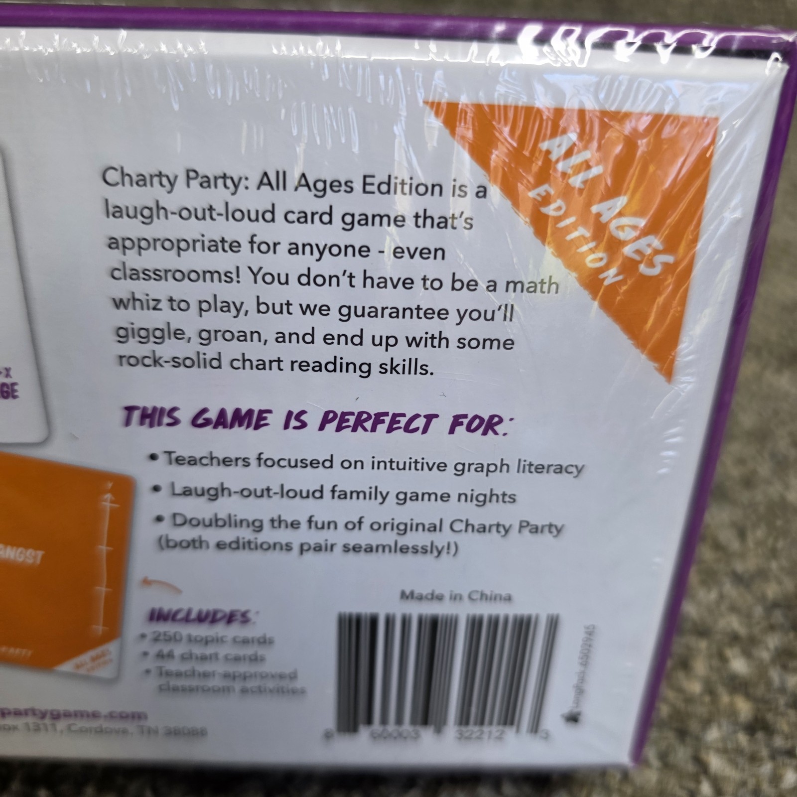 Charty Party! Hilarious Party Game ALL AGES Edition Complete In Box