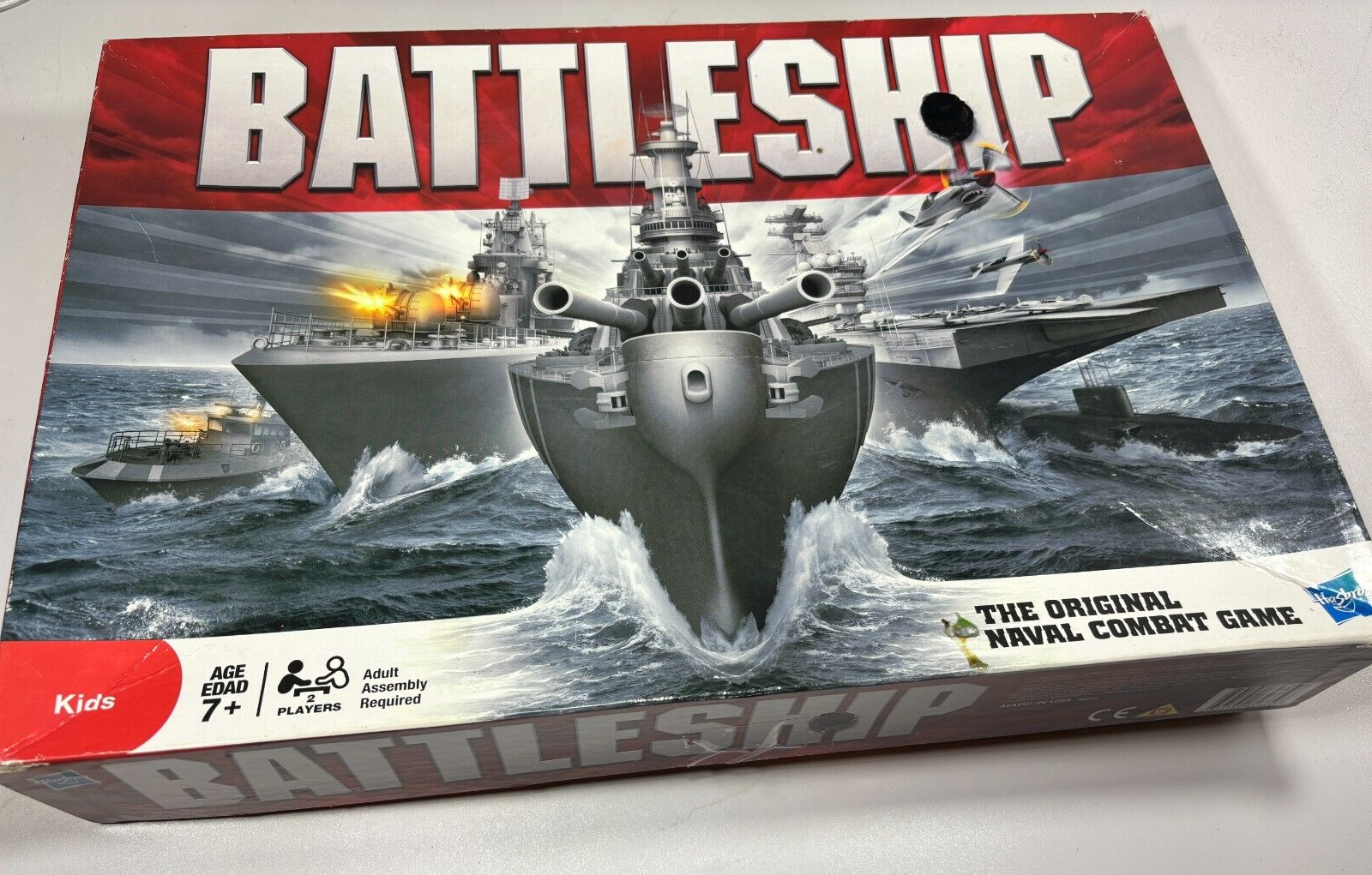 Battleship Board Game The Original Naval Combat Battle Hasbro Copyright 2011