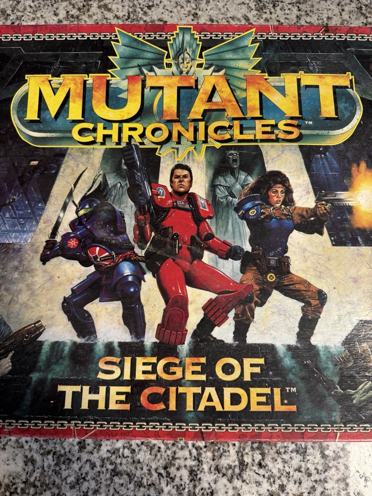 COMPLETE Mutant Chronicles Siege Of The Citadel 1993 Board Game OOP Pressman
