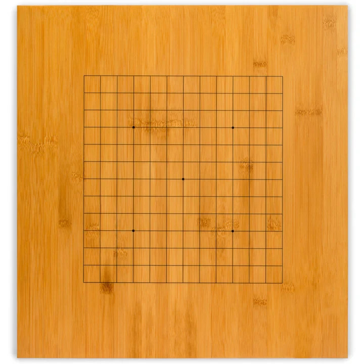 Bamboo 2-Inch Reversible 19″ x 19″ / 13″ x 13″ Go Game Set Board