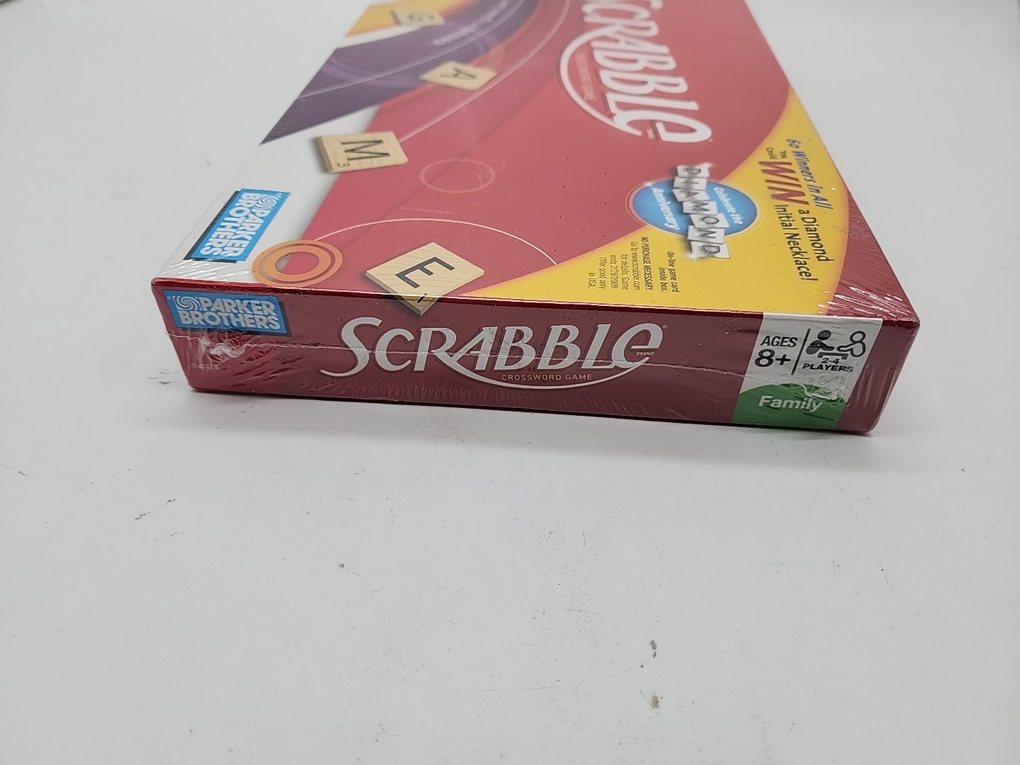 NEW Hasbro SCRABBLE Family Crossword Board Game Complete 2007 Edition NEW SEALED