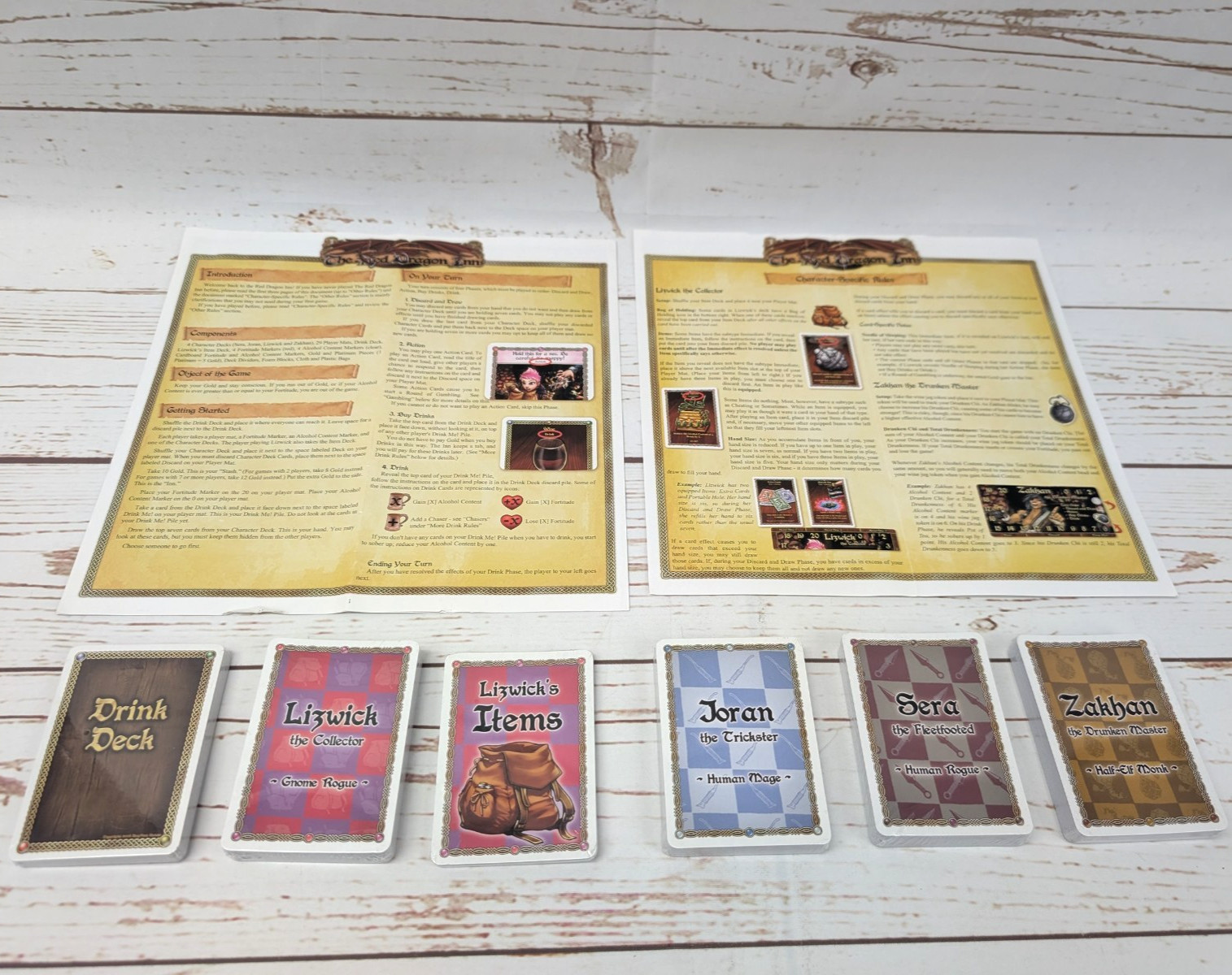 Red Dragon Inn 5 Character Trove Characters Only Lizwick Joran Sera Zakhan NIS