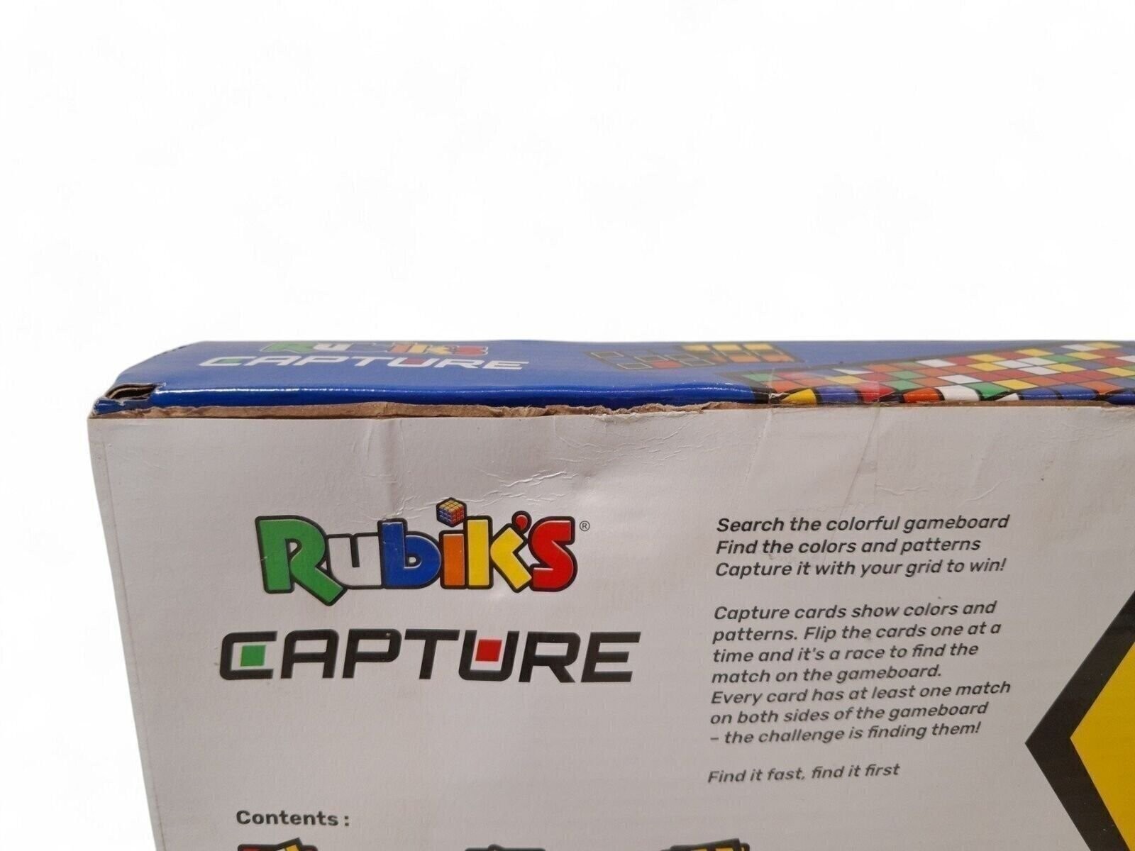 Rubik’s Capture – Fast-Paced Fun Family Puzzle Strategy Board Game [DAMAGED BOX]