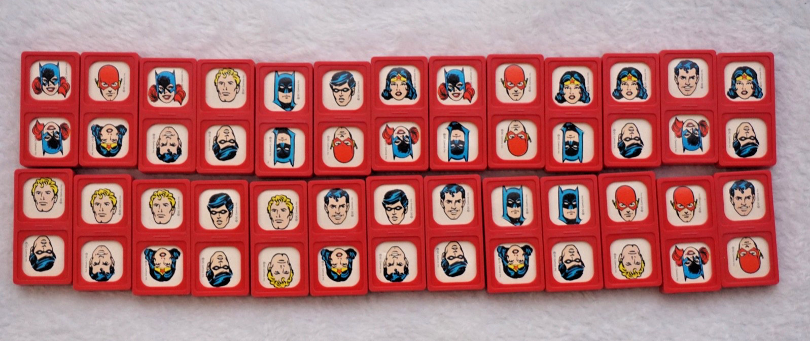 Vintage DC Comics Super Hero Dominoes 1979 Whitman 26 Pieces Included
