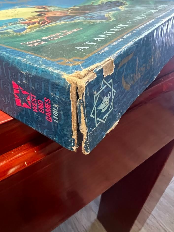 1985 West End Games “Tales of the Arabian Nights” Board Game UNPUNCHED