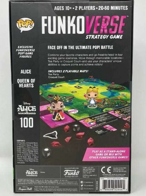 Funkoverse 2021 Alice In Wonderland Disney Strategy Game CHASE FUNKO POP NEW