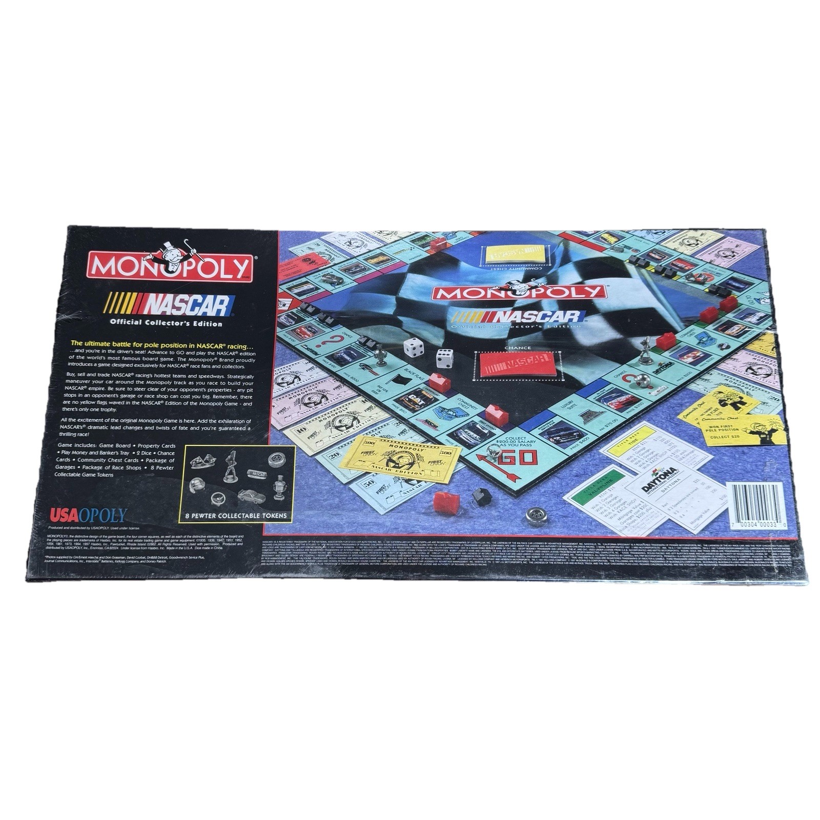 Monopoly – NASCAR Official Collector’s Edition – Factory Sealed 1997 Parker Bros