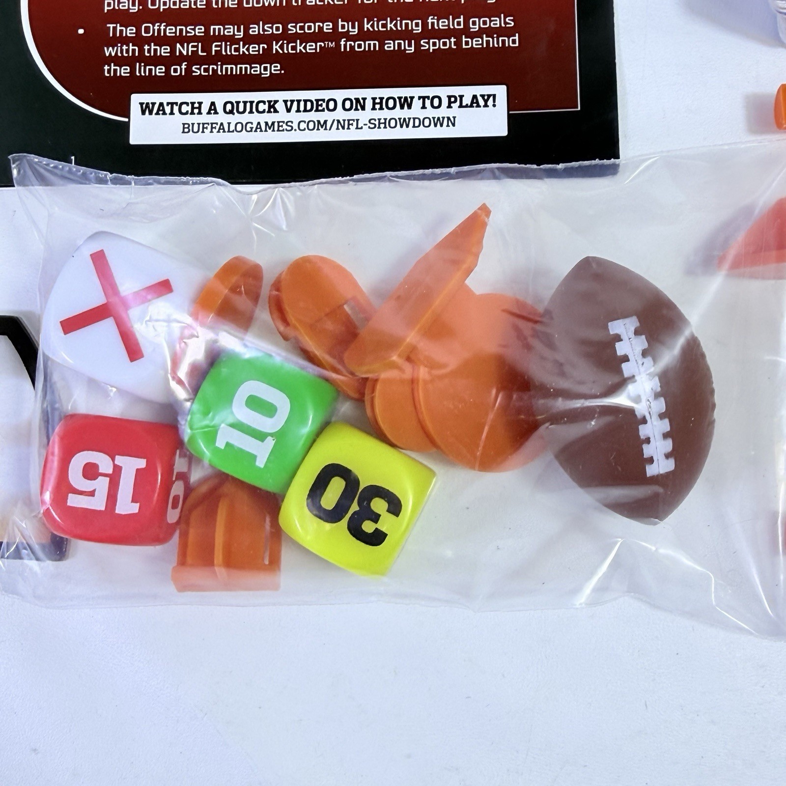 NFL Showdown Board Game Buffalo Games Official Licensed 100% Complete 2018