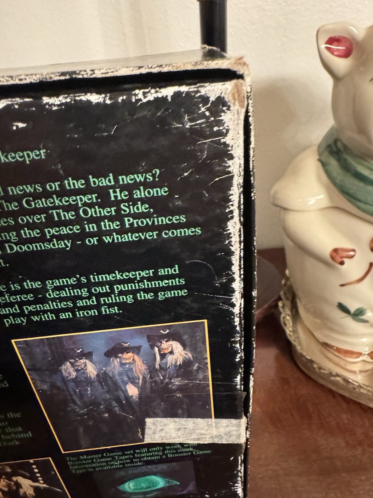 Vintage 1995 Mattel Atmosfear The Harbingers Horror VHS Board Game Near Complete