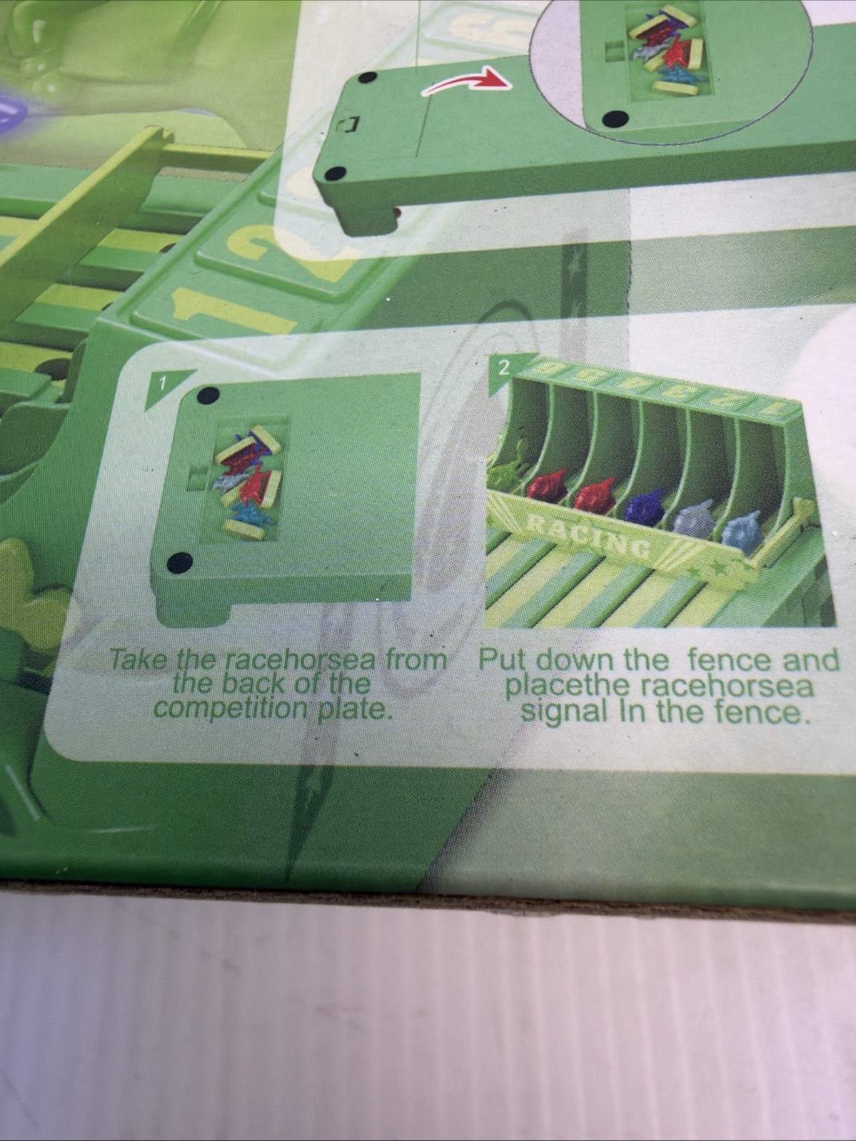 Horse Race Board Game, Electronic Horse Racing Game, Portable Tabletop Toys.{M}