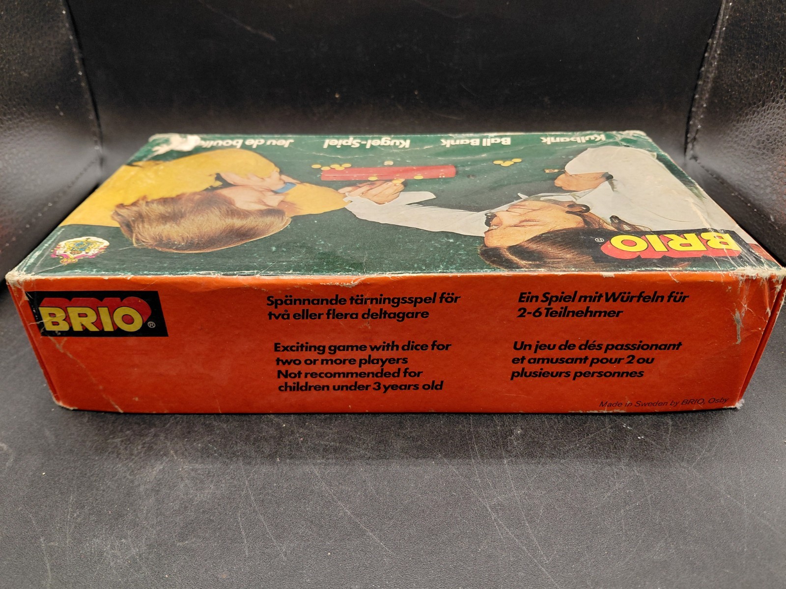 Vintage Brio Of Sweeden KULBANK Dice Game Ball Bank Kugel-Spiel Jeu De Boulles