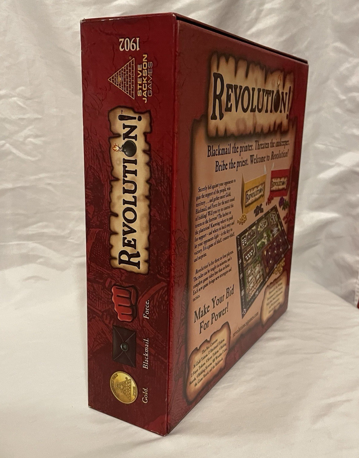 Revolution! Board Game Steve – Jackson Games First Edition, 100% complete – Used