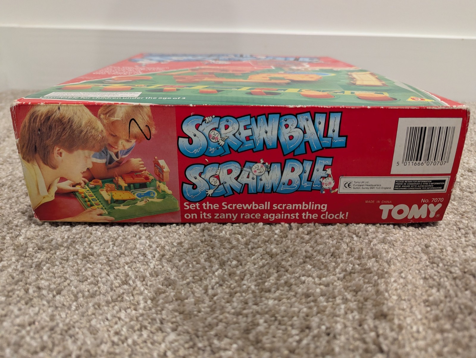 Vintage 1979 TOMY Screwball Scramble Obstacle Game Original