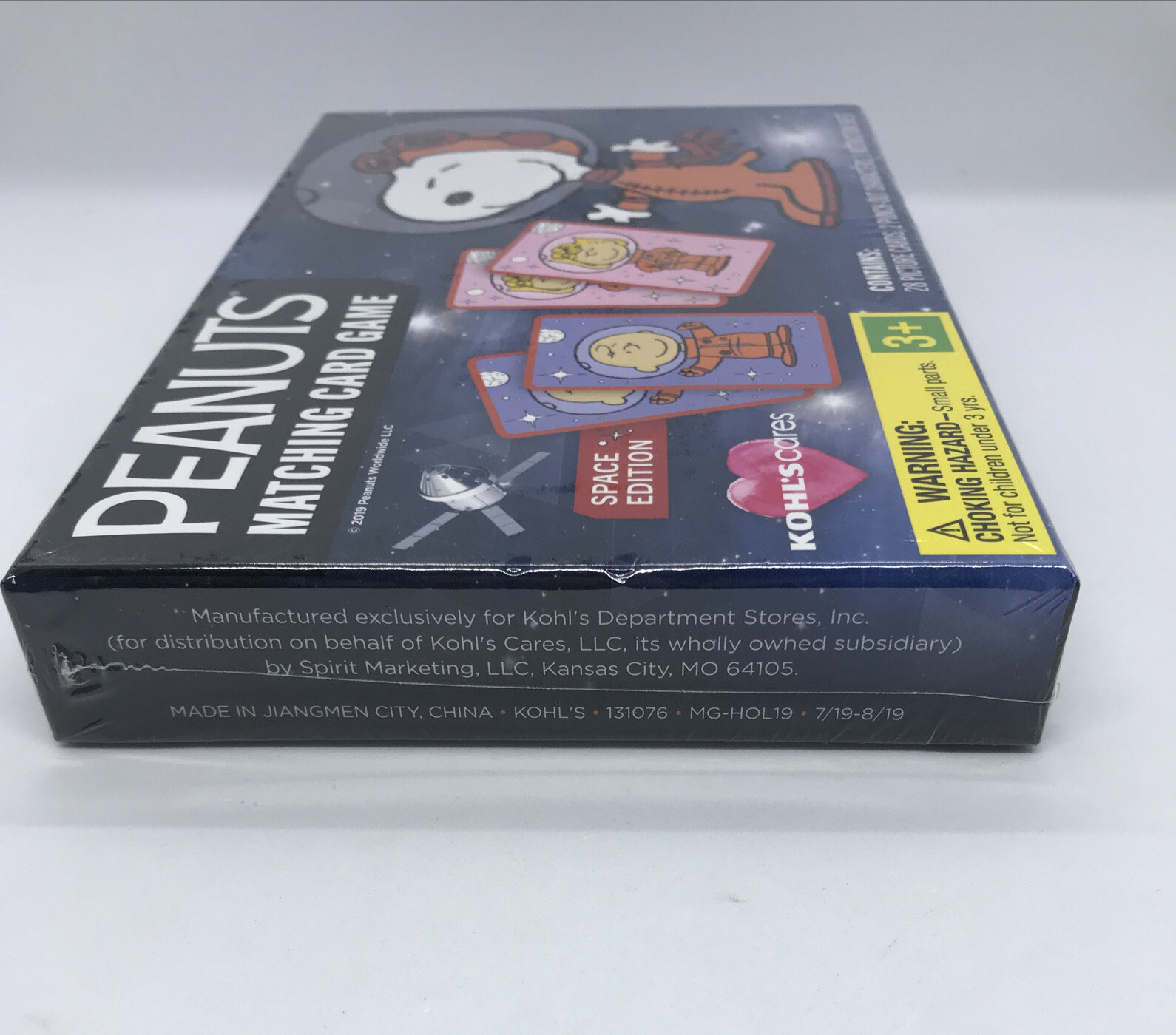 Peanuts Matching Card Game / Space Edition Charlie Brown & The Gang New Sealed
