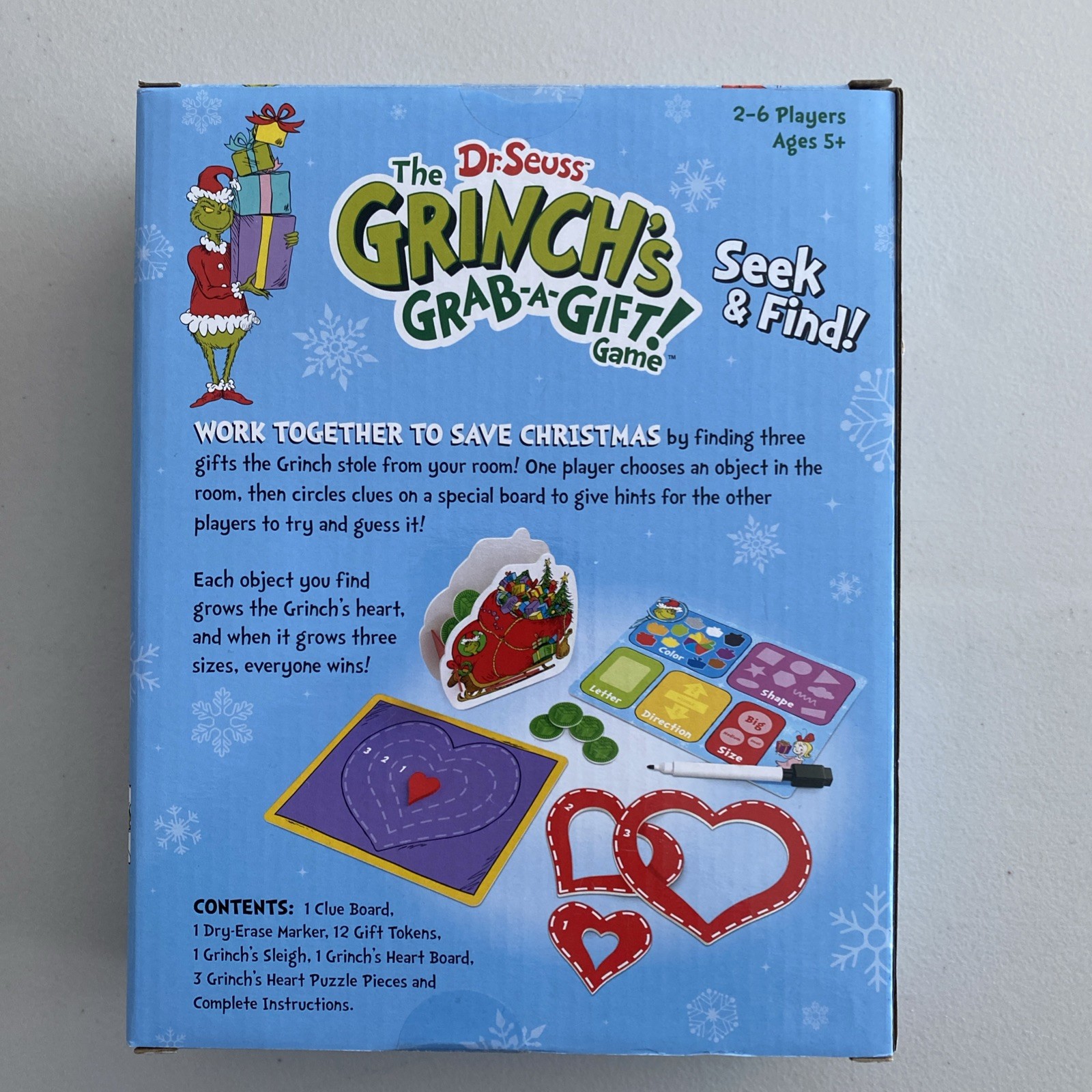 Dr. Seuss The Grinch’s Grab-a-Gift! Game