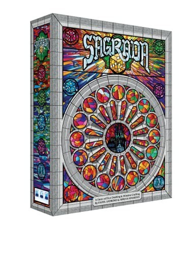 Sagrada Board Game – Family Dice Drafting Strategy Game for 1-4 Players, Ages 10
