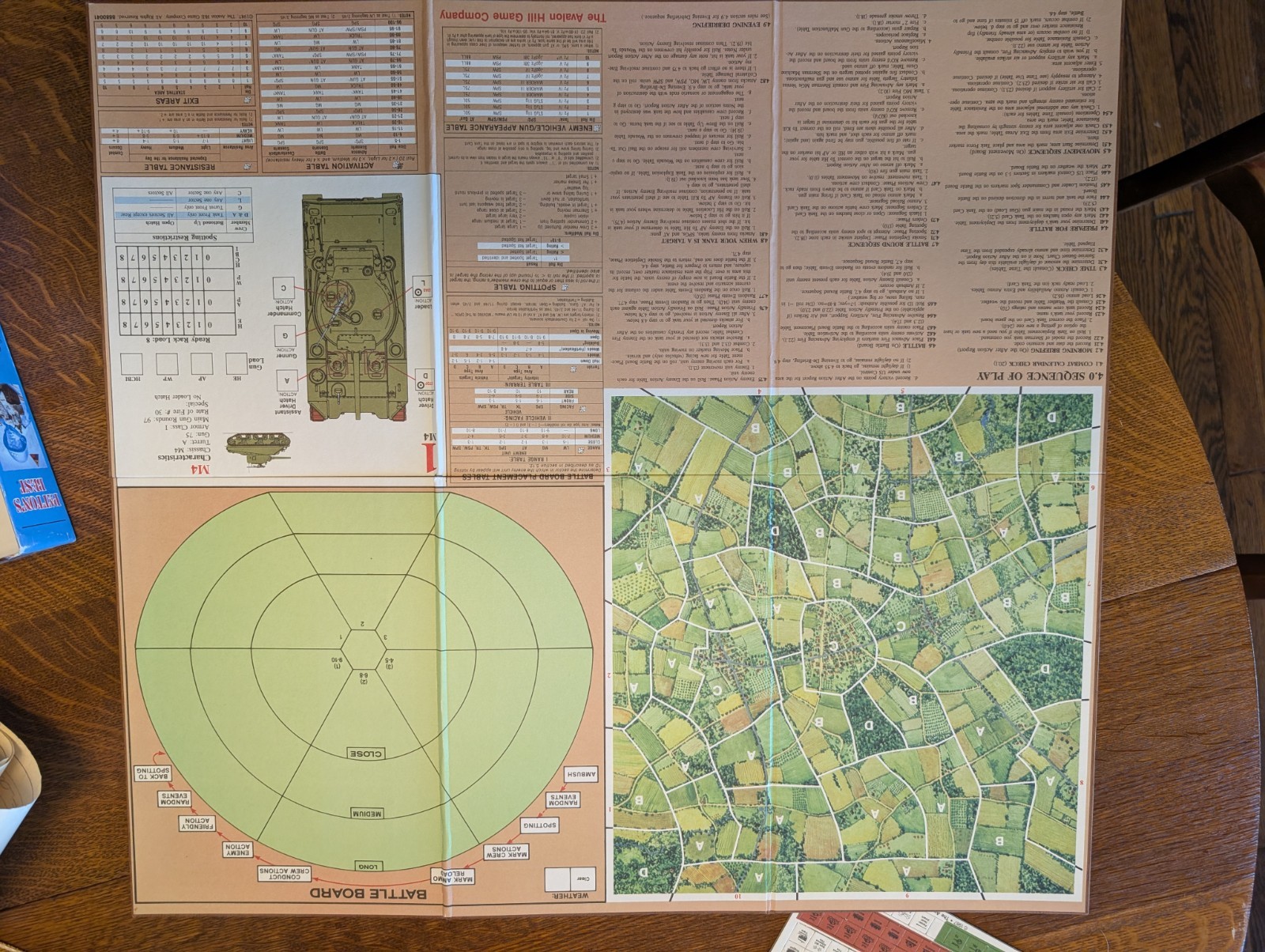 Avalon Hill Patton’s Best War Board Game 1987 1+ Player Age 12+ Games 100