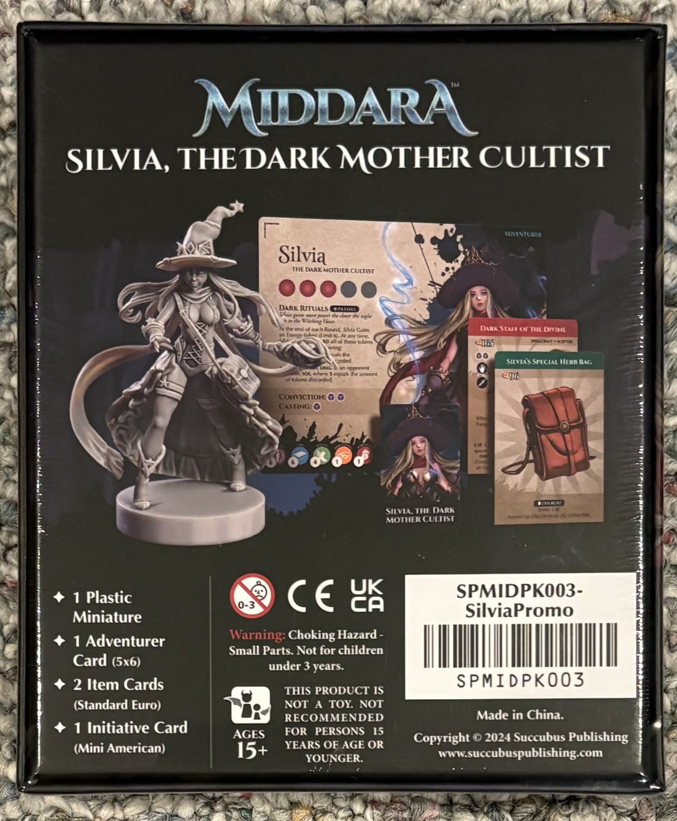 Succubus Games Silvia, The Dark Mother Cultist Promo Figure SEALED