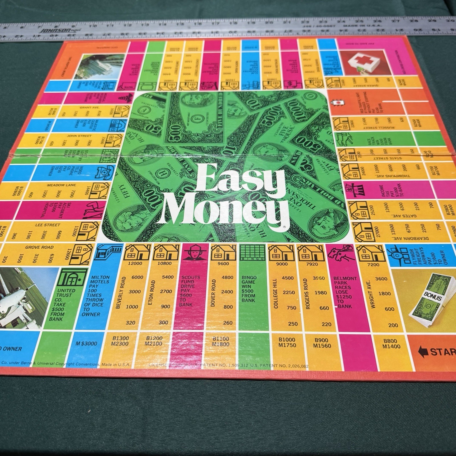 VTG 1974 Milton Bradley Easy Money Board Game – Complete – Light Use -Ships Free