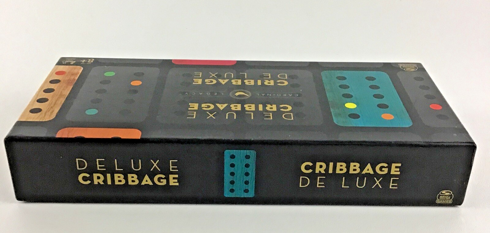 Deluxe Cribbage Family Board Game Cardinal Legacy Wooden Case Metal Movers 2020