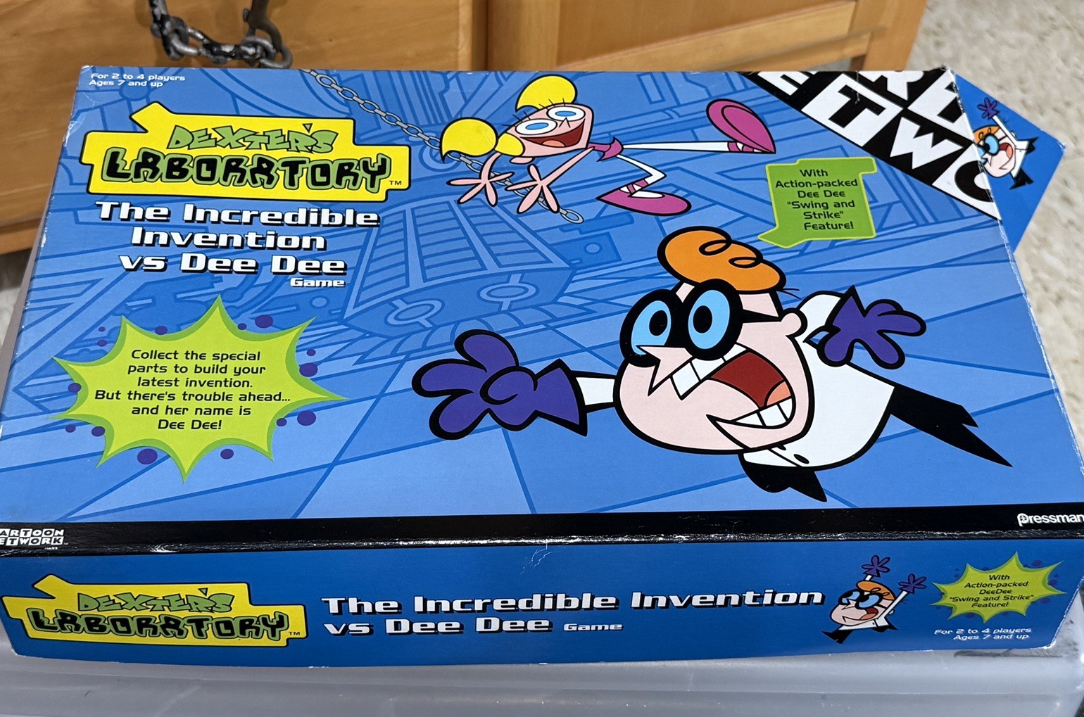 Cartoon Network Dexter’s Laboratory Incredible Invention Vs. Dee Dee Board Game