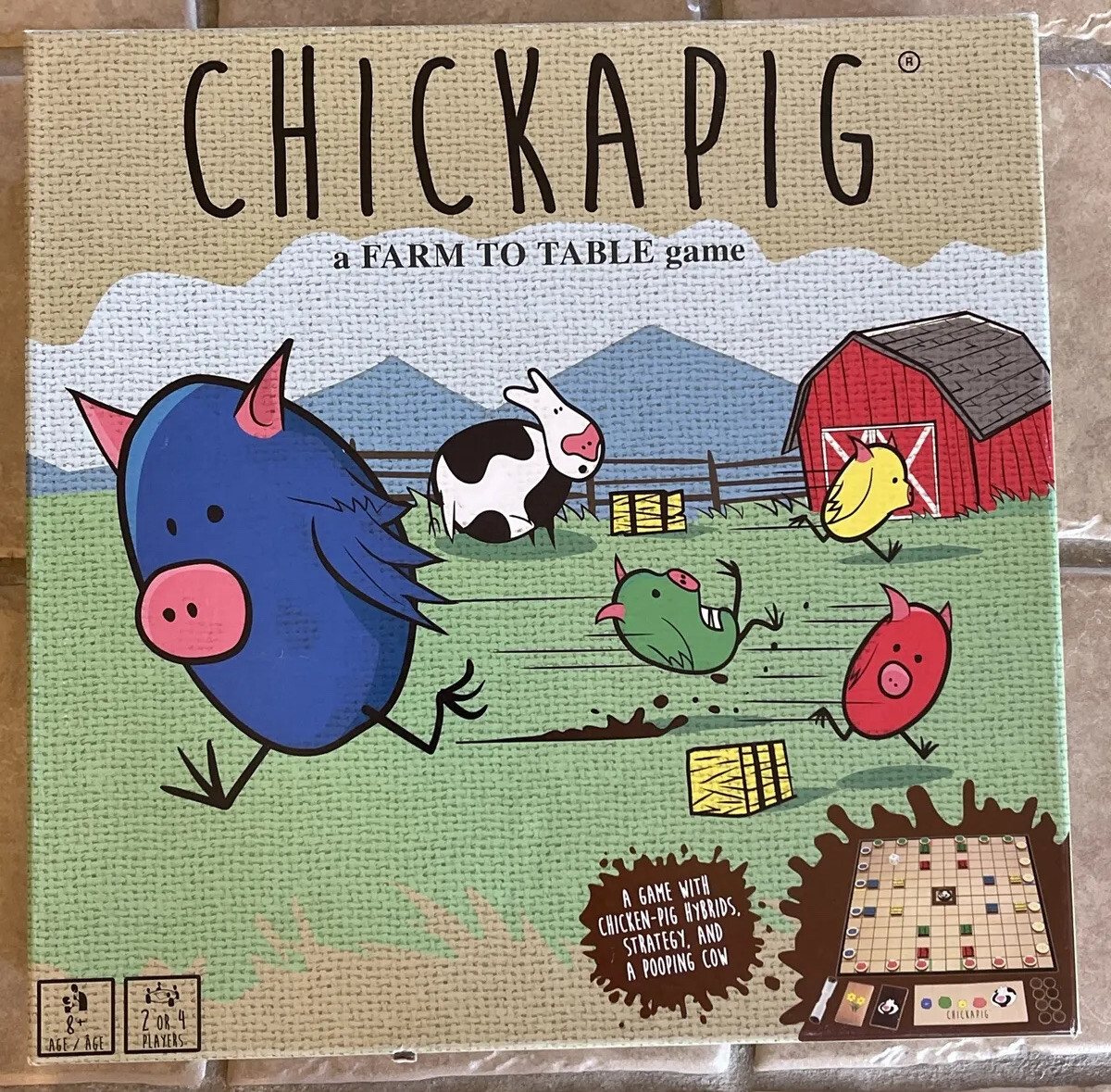 Chickapig a Farm To Table Game 1st Edition Buffalo Games & Puzzles Complete Read