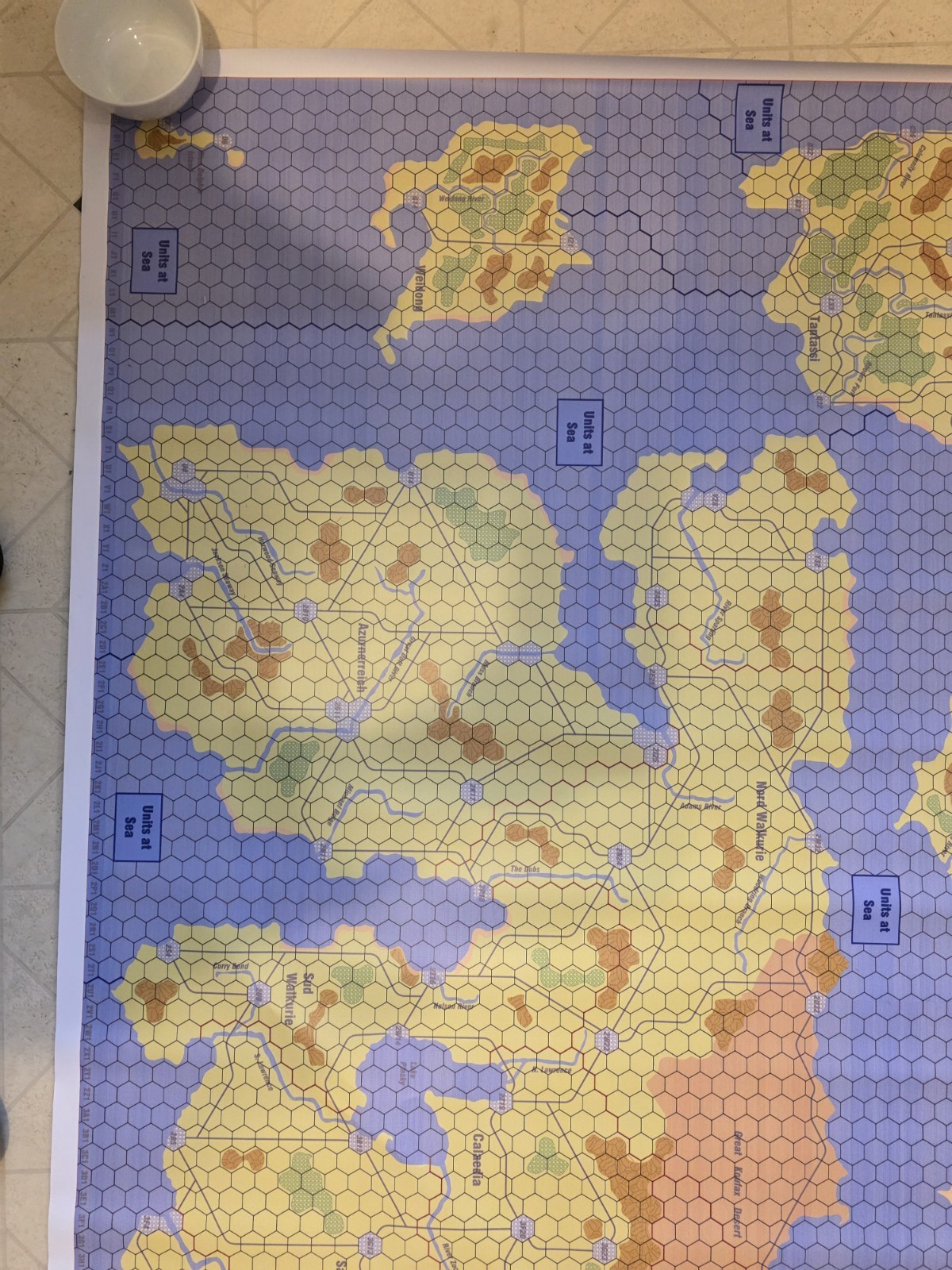 Avalon Hill Blitzkreig Map GDW SPI VG GMT