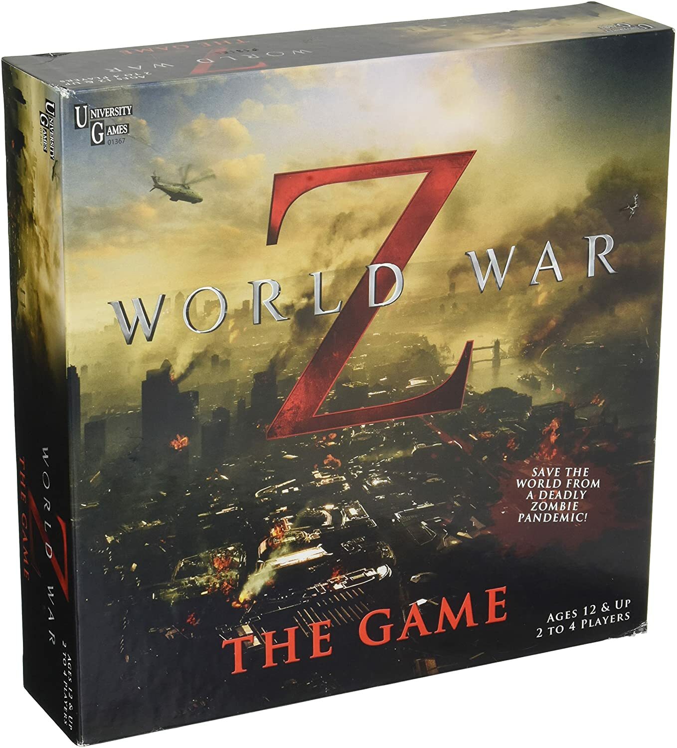 WORLD WAR Z – The Game – Zombie Apocalypst Movie Board Game by University Games