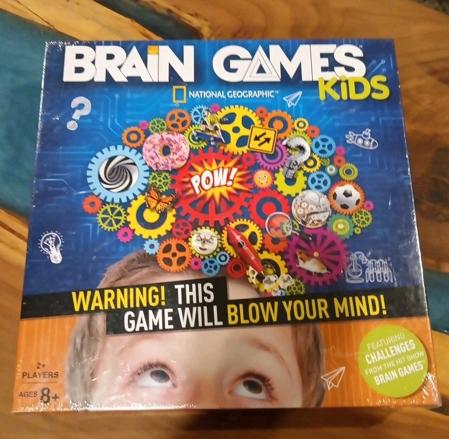 National Geographic Brain Games Kids Edition Brand New Buffalo Games