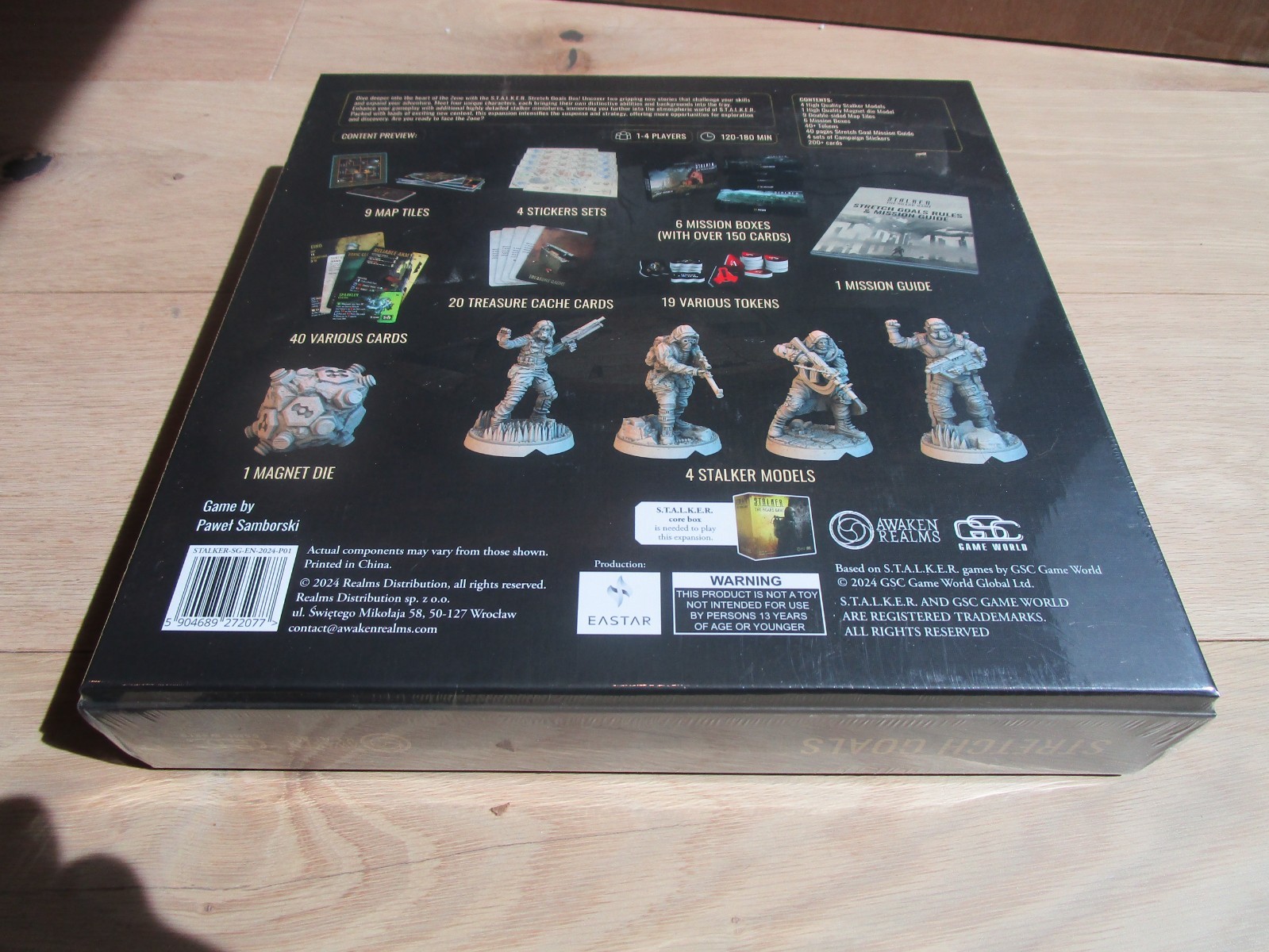 NEW S.T.A.L.K.E.R. Board Game Stretch Goals Kickstarter STALKER Sealed