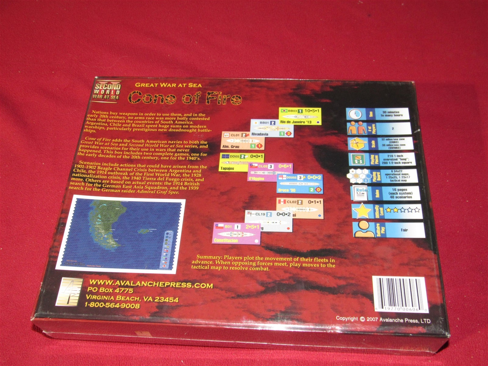 Avalanche Press: Second World War at Sea II: Cone of Fire: NIS