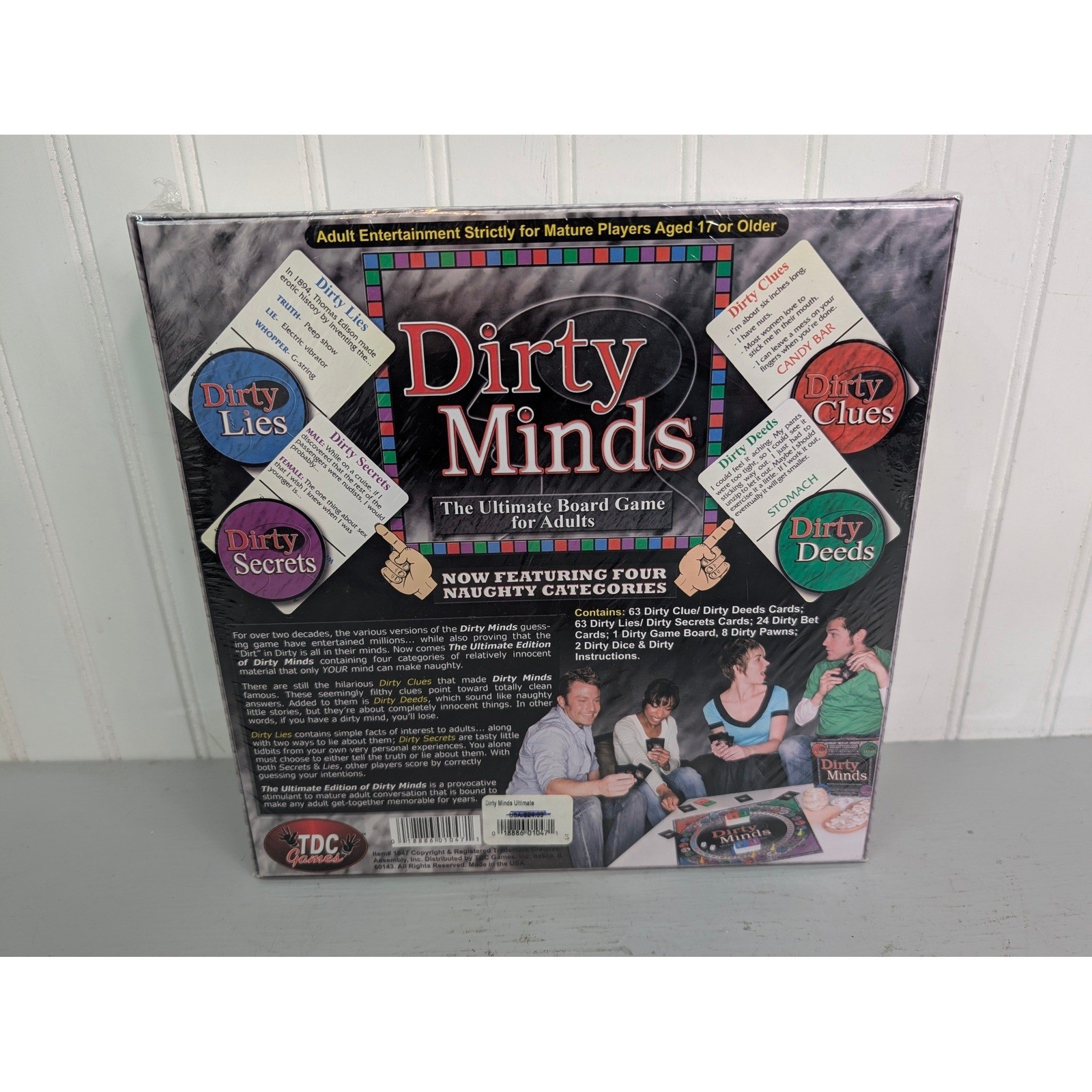 Dirty Minds The Ultimate Edition Board Game For Adults By TDC Games NEW Sealed