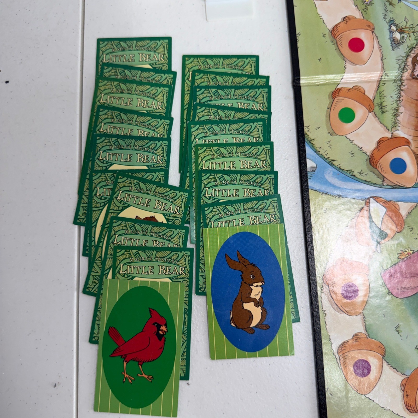 Little Bear Adventure Game Maurice Sendak 1999 Vintage Board Game Incomplete