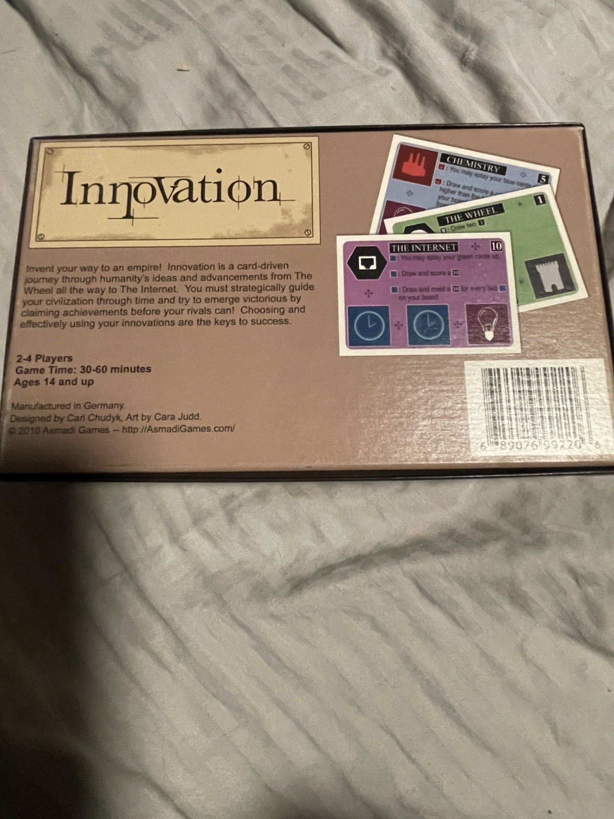 Innovation Complete Card Game 2010 Asmadi Games