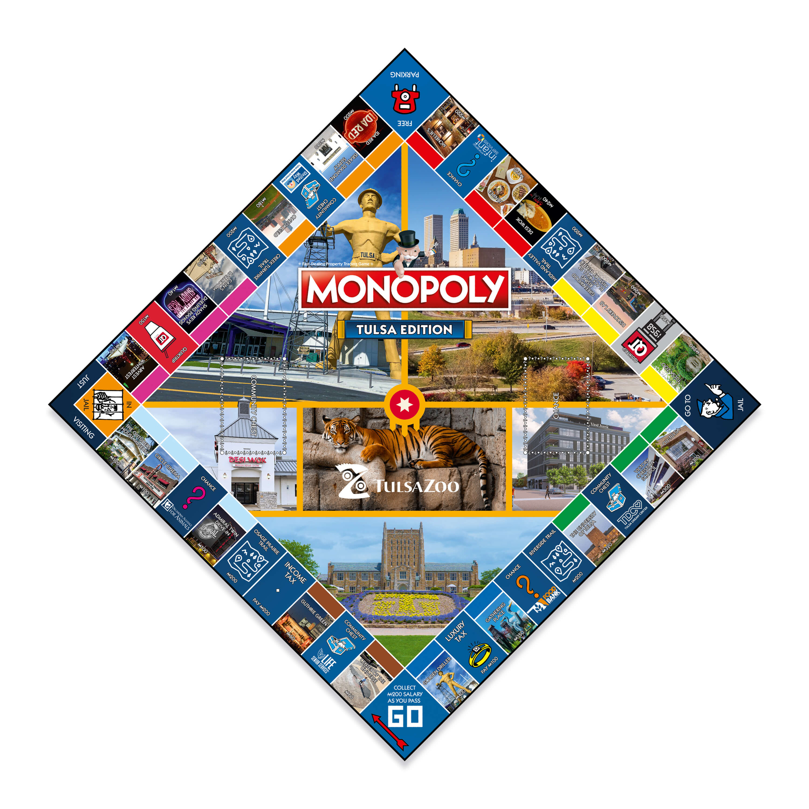 Tulsa Edition Monopoly Board Game – New & Sealed