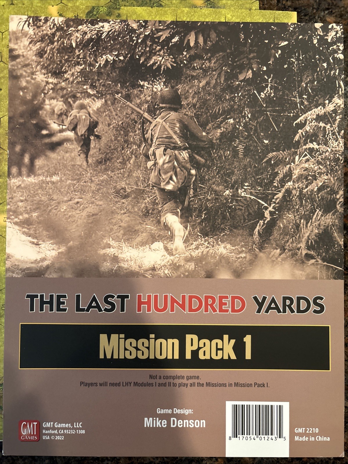 The Last Hundred Yards Mission Pack #1 GMT Games New