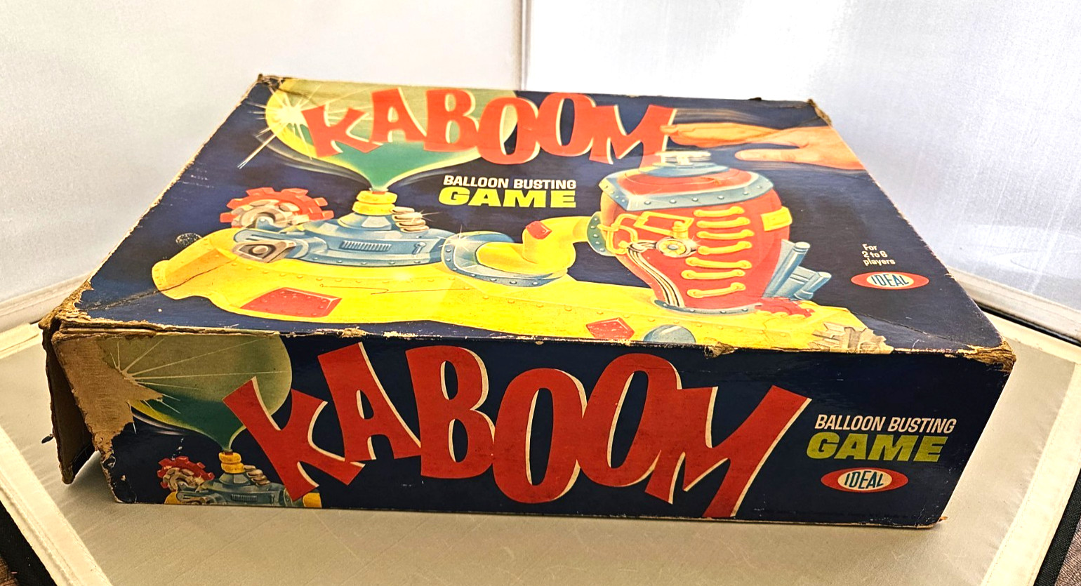 Vintage KABOOM- Balloon Busting game 1965 Ideal