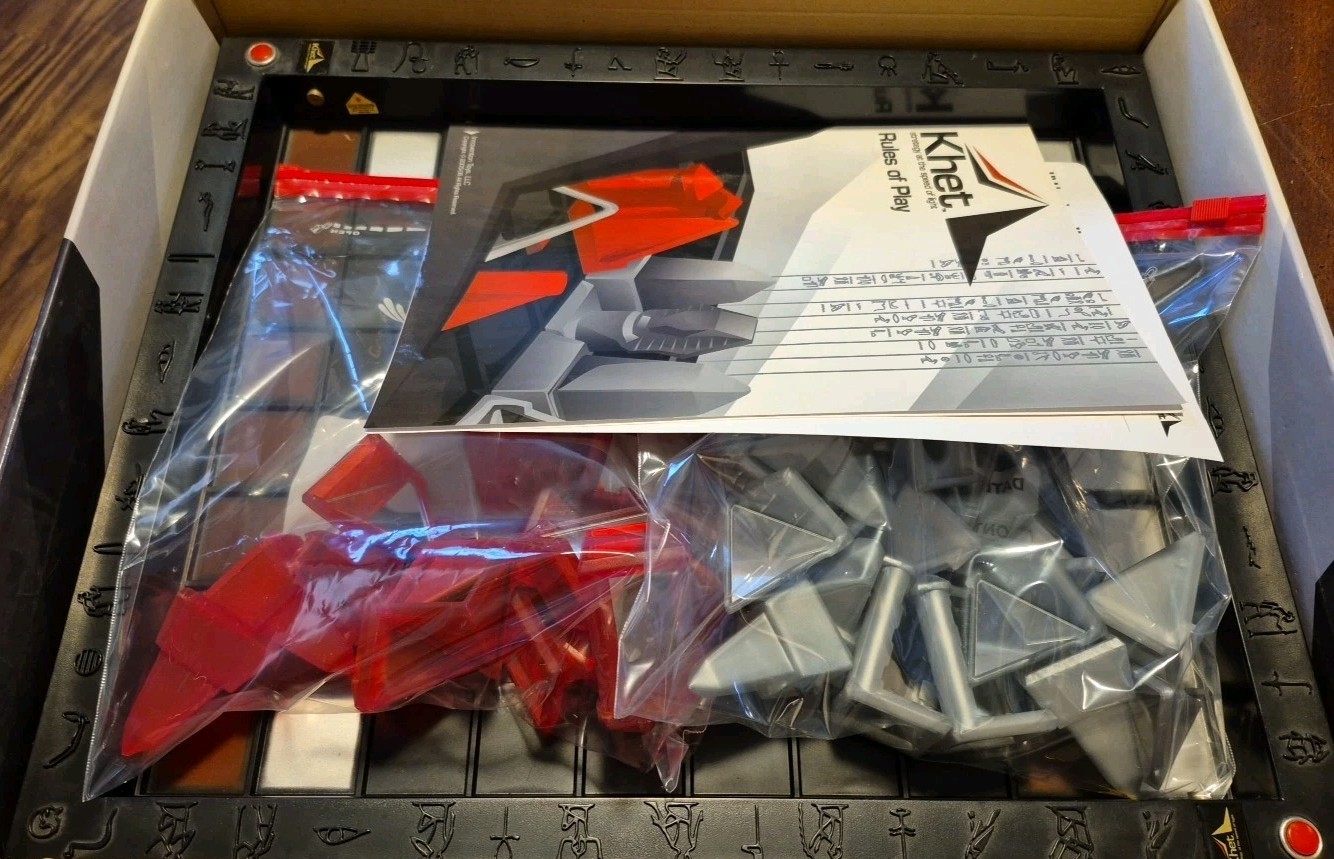 KHET Original 1st Ed. The Laser Game Strategy Board Game Mensa 100% Complete