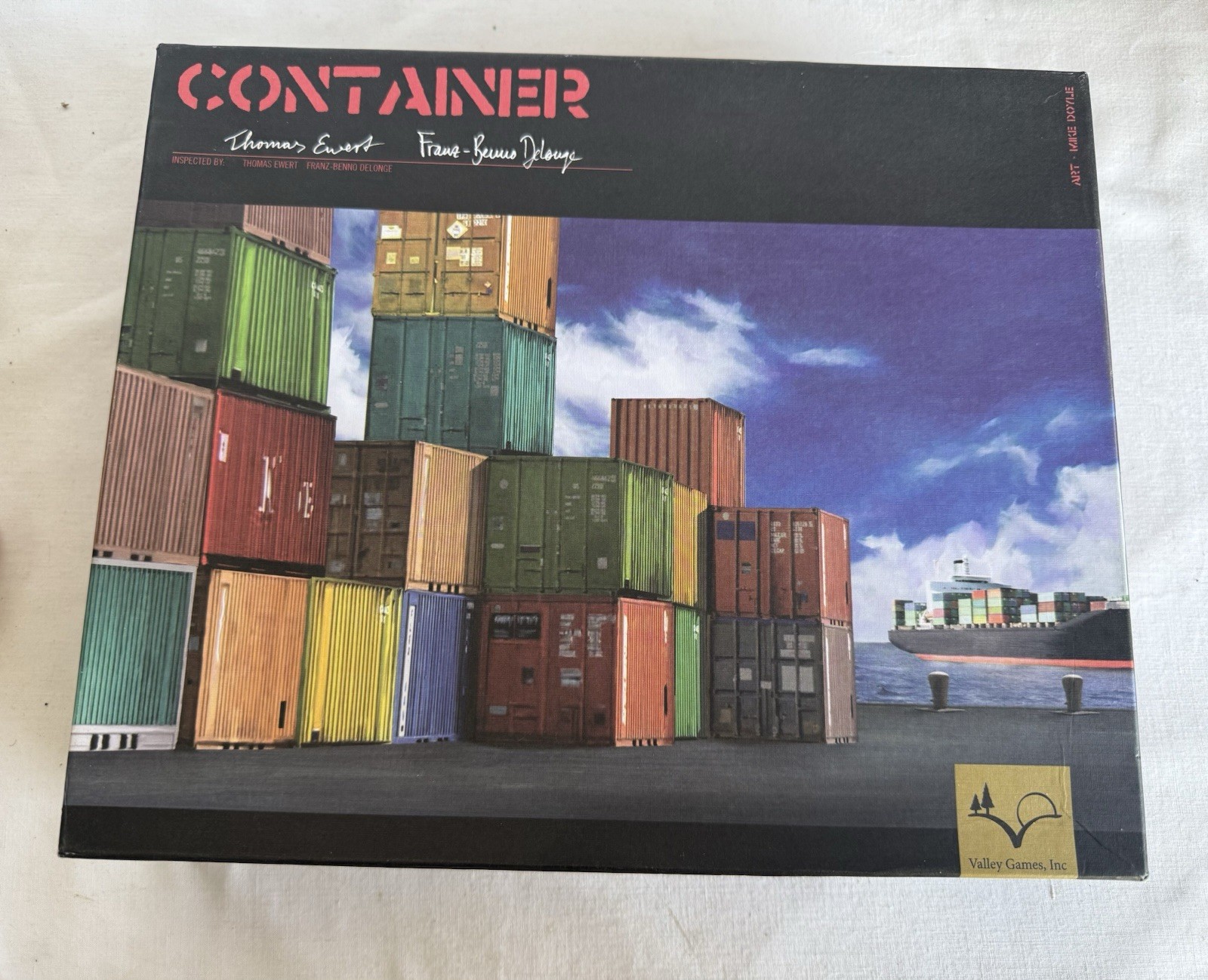 Container Economic Strategy Board Game Valley Games 2007 Franz-Benno Delonge EUC