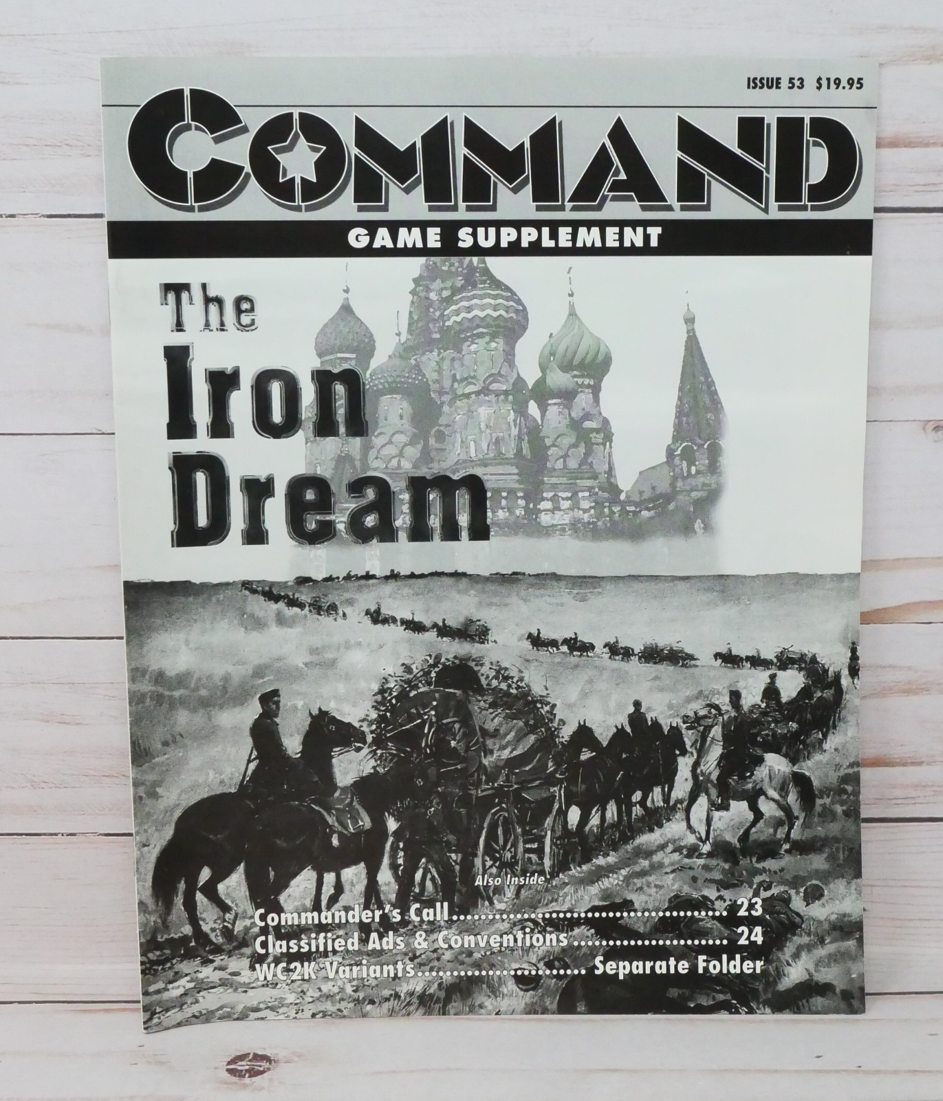 GAMES ONLY Command 53, The Iron Dream & Warmaster Chess 200 Variants, Punched