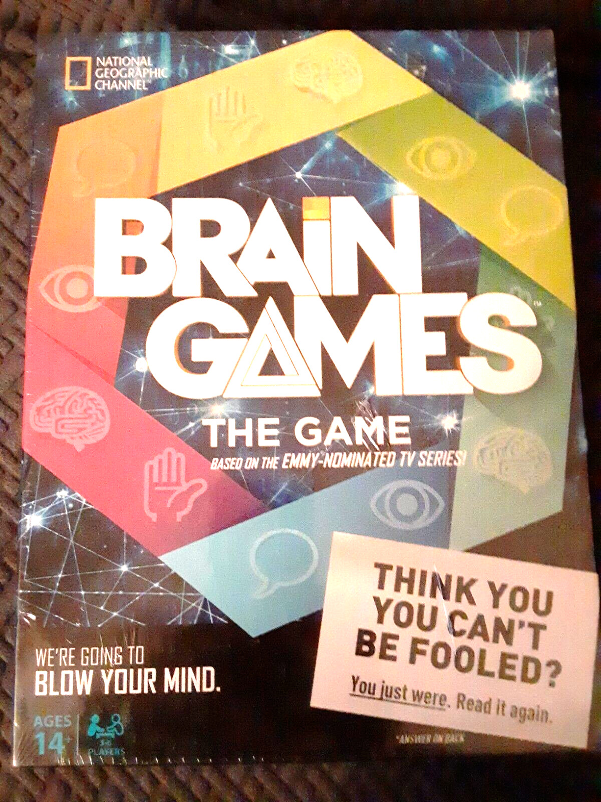 Brain Games National Geographic Channel Complete Board Game Family Education NOS