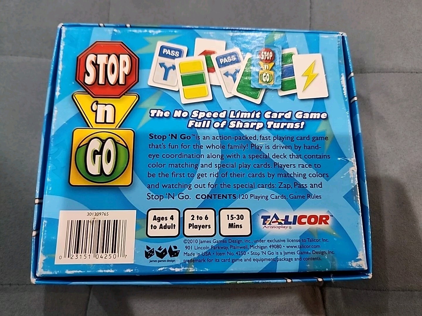 Stop ‘N Go Game Children’s Fast Fun Card Game Racing Hand-Eye Coordination