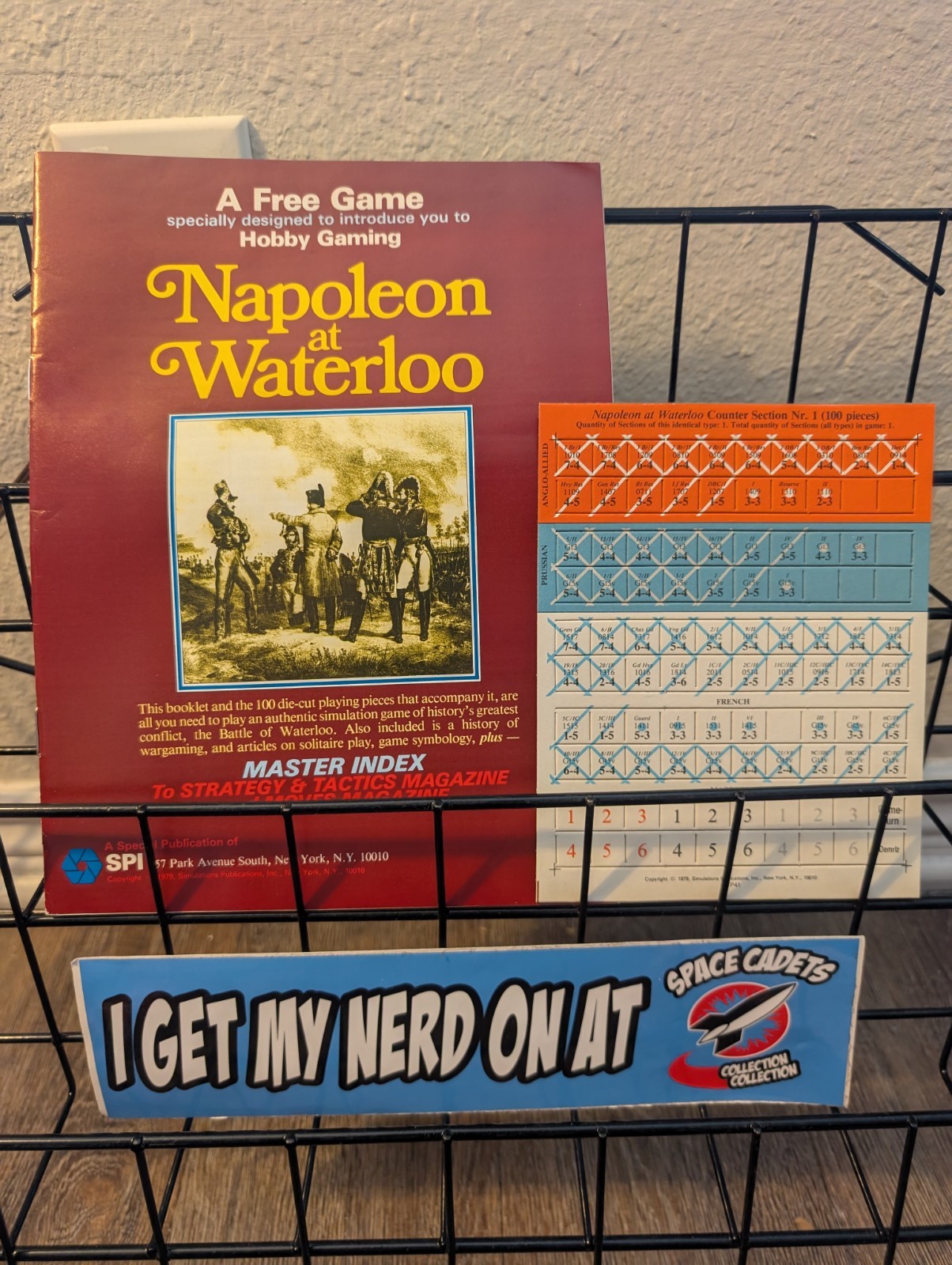 Simulations Productions Napoleon At Waterloo Game Set