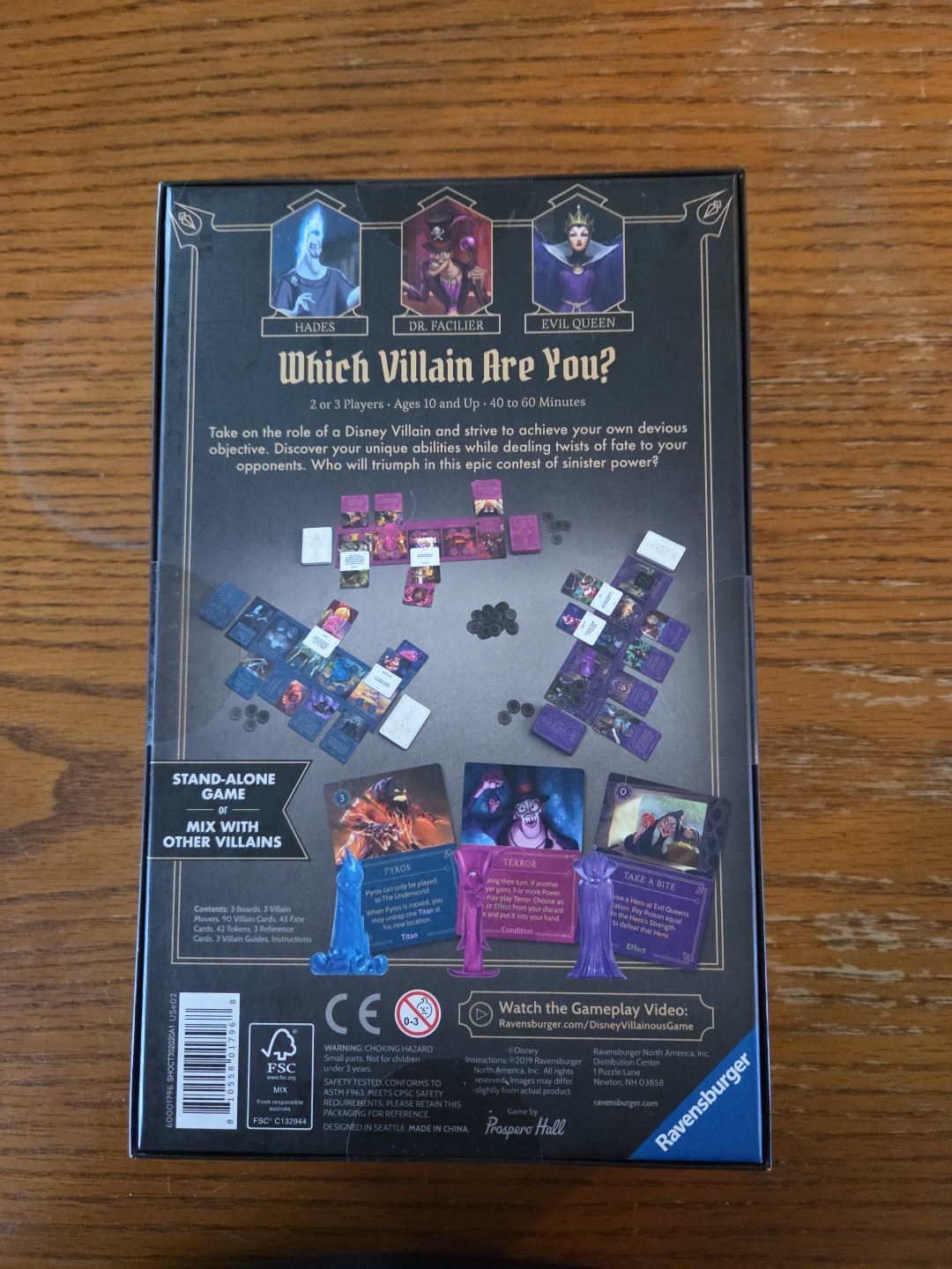 NEW SEALED:Ravensburger Disney Villainous: Wicked to The Core Board Game