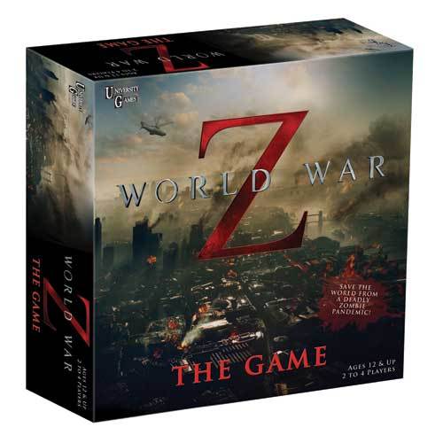 WORLD WAR Z – THE GAME – ZOMBIE APOCALYPSE MOVIE BOARD GAME UNIVERSITY GAMES