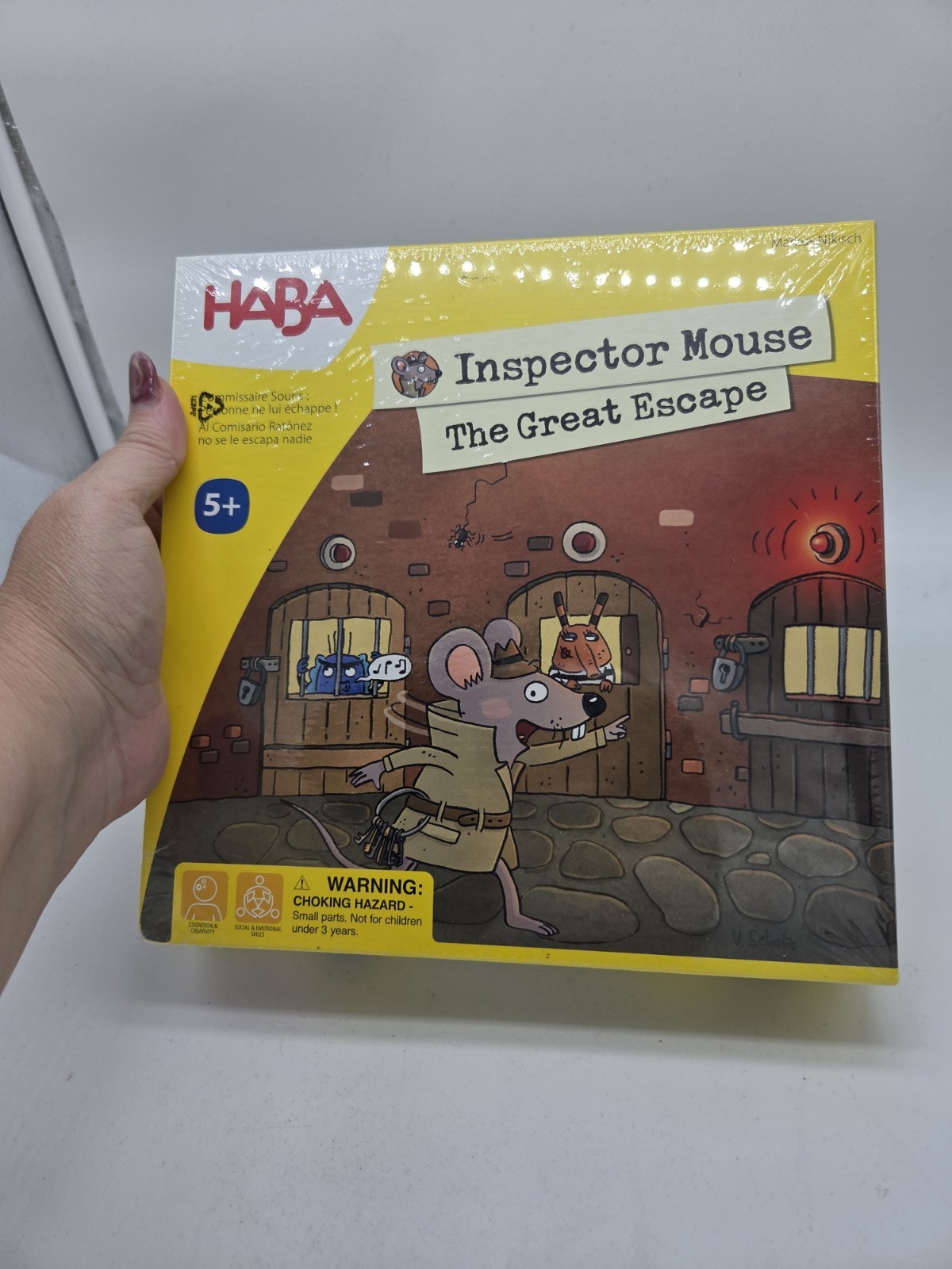 Band New Sealed Inspector Mouse Great Escape Memory Game By HABA, Ages 5+
