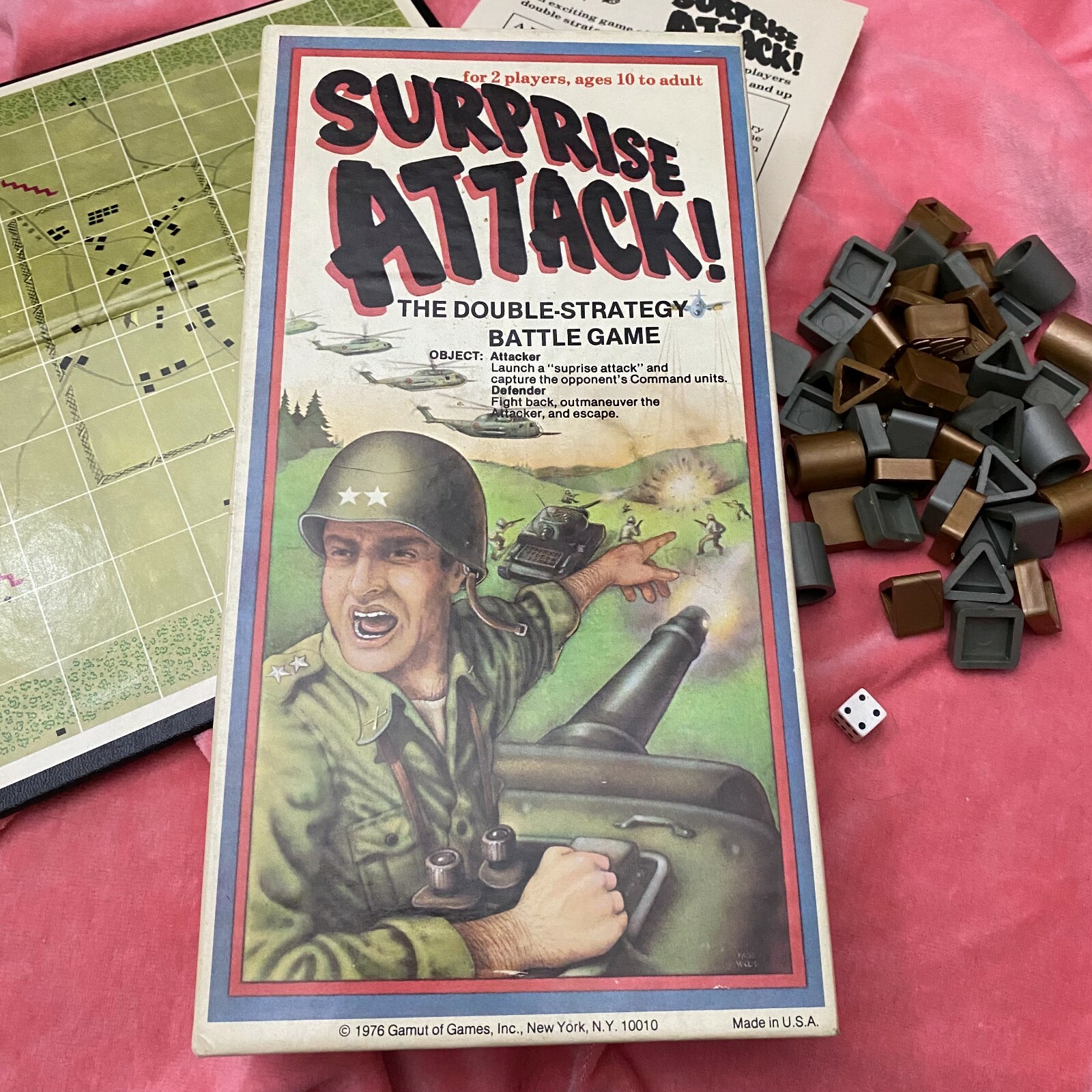 SURPRISE ATTACK Battle Game RPG Tabletop Role Playing Fantasy War Gamut of Games