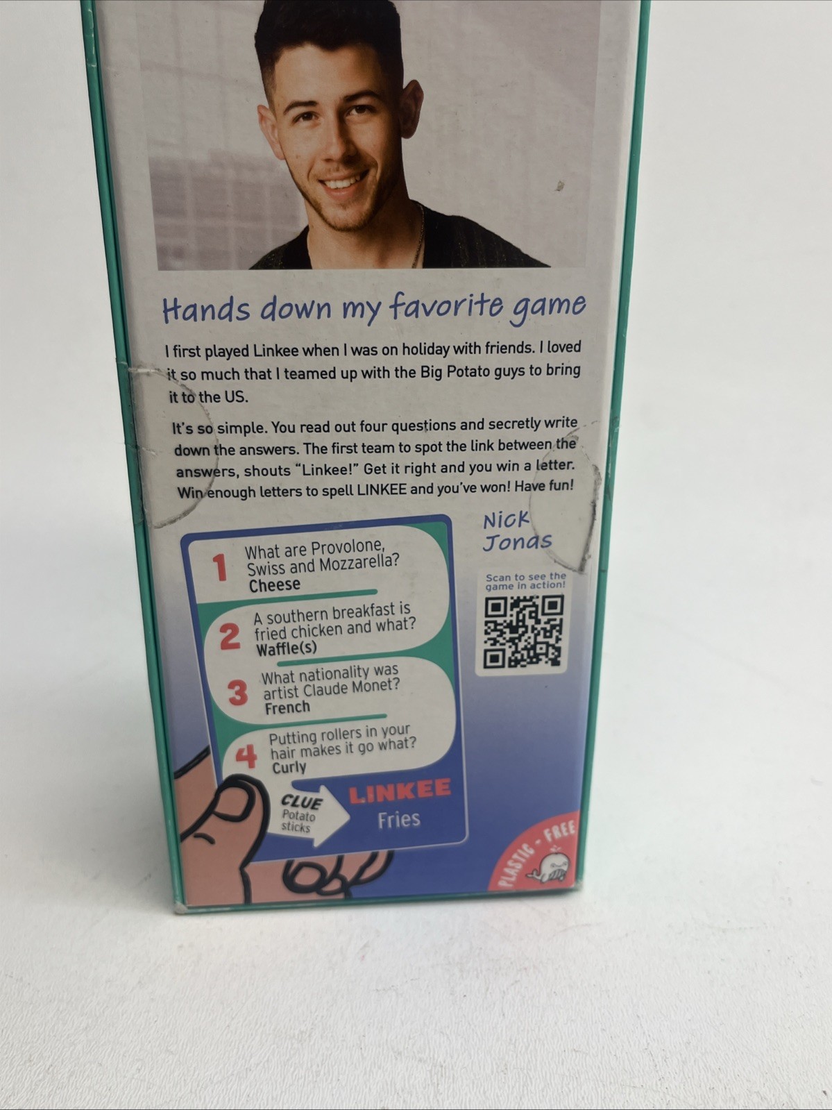 Linkee: Nick Jonas Edition: Trivia Game 2 To 20 Players Ages 12+ Fun Family Game